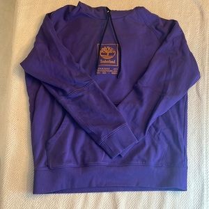 Timberland Heavyweight Logo Hoodie Men Peacoat